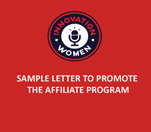 Private: Sample Letter to Promote the Affiliate Program