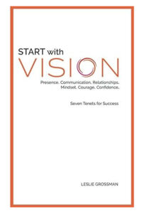 Start with Vision: Presence. Communication. Relationships. Mindset. Courage. Confidence.